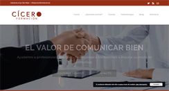 Desktop Screenshot of ciceroformacion.es