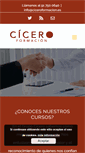 Mobile Screenshot of ciceroformacion.es